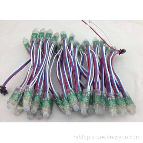IC Model 9823 RGB LED Pixel LED Chain Light with RED Wire +
